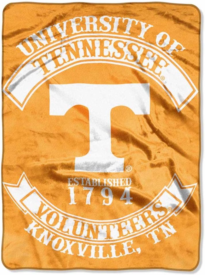 Officially Licensed NCAA "Rebel" Plush Raschel Throw Blanket, 60" x 80", Multi Color