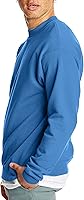 Vista 4 de Hanes Men's Ecosmart Fleece Sweatshirt, Pullover Crewneck Sweatshirt, Big & Tall, 1 or 2 Pack Denim Blue - 1 paquete