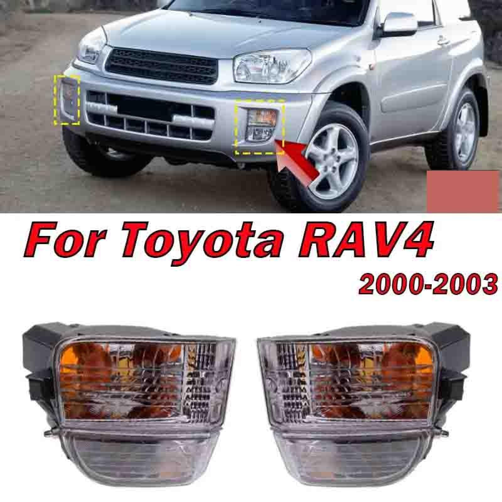 1Pc Left Side For Toyota RAV4 2001-2003 Front Bumper Fog Light Turn