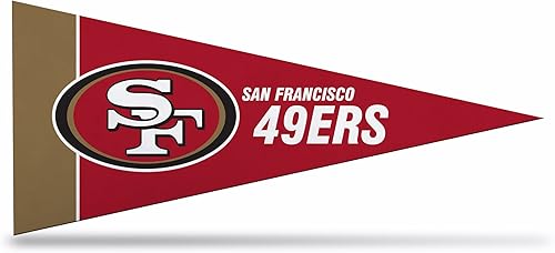 Miniatura 9 de Rico Industries NFL Fan Shop - Juego de 8 banderines clásicos de 4 x 9 pulgadas