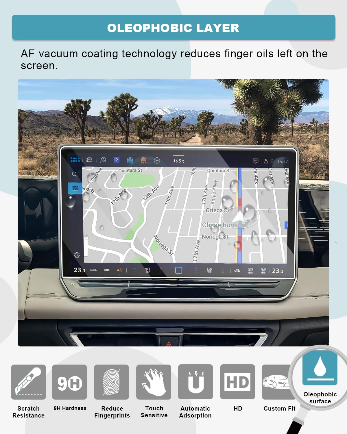 CDEFG Compatible con VW Tayron 2025 2026 Navigation Protector de pantalla de vidrio templado de 15 pulgadas Discover Pro Max resistente a los arañazos GPS 9H Protector de pantalla Auto Navi Protector