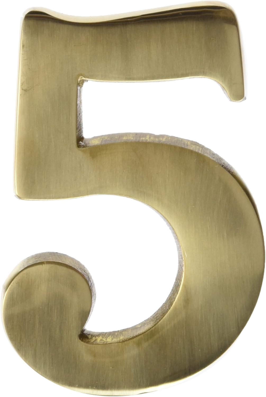 Number 100 mm Model N005 Polished Brass