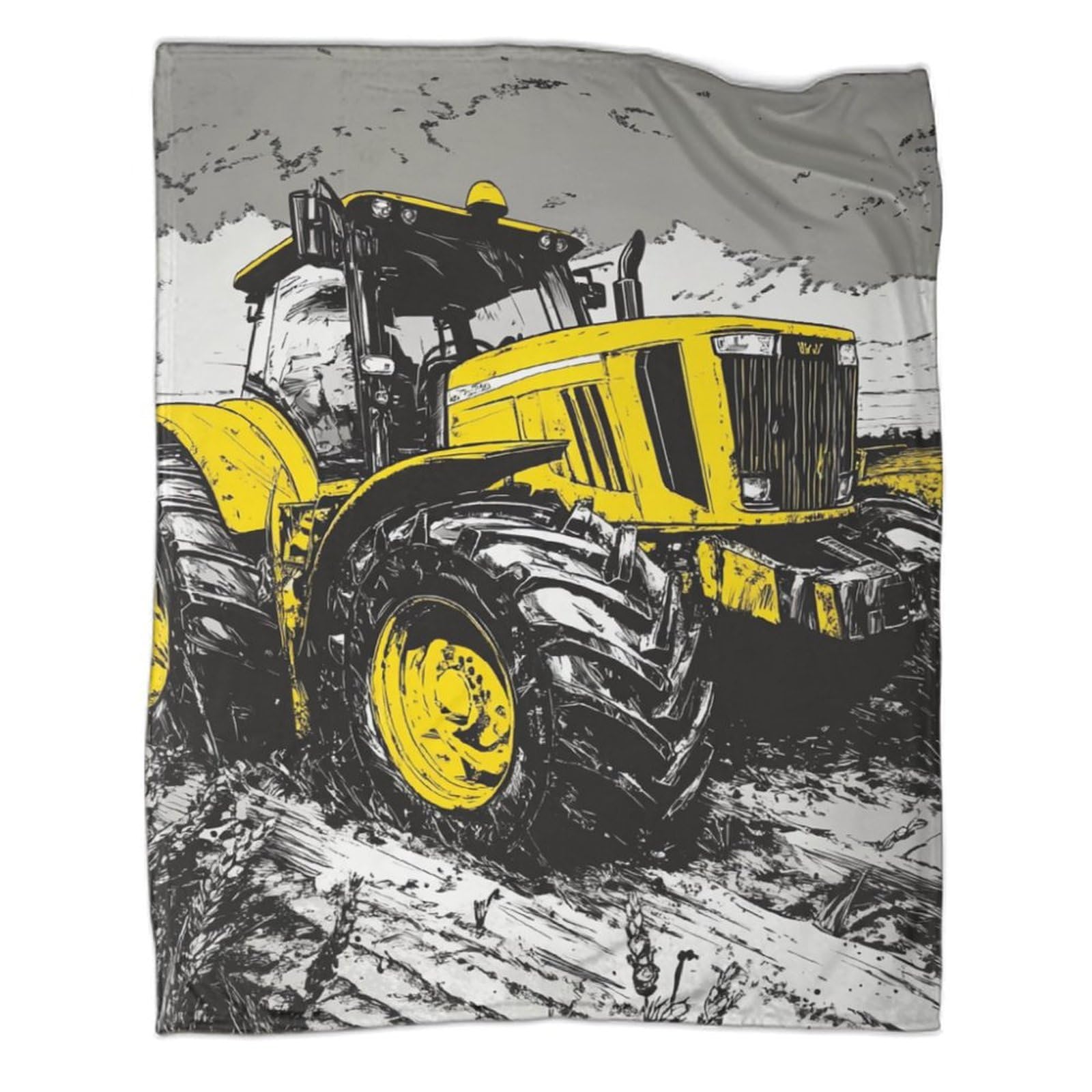 Couverture de voyage super chaude et douce grand format tracteur