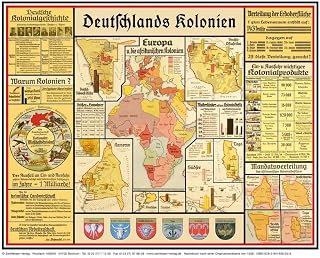 Deutschlands Kolonien: Bildwandkarte von 1938