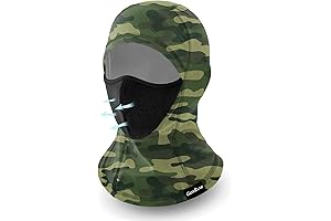 Kids Camo Face Mask: Stay Warm, Blend in Style