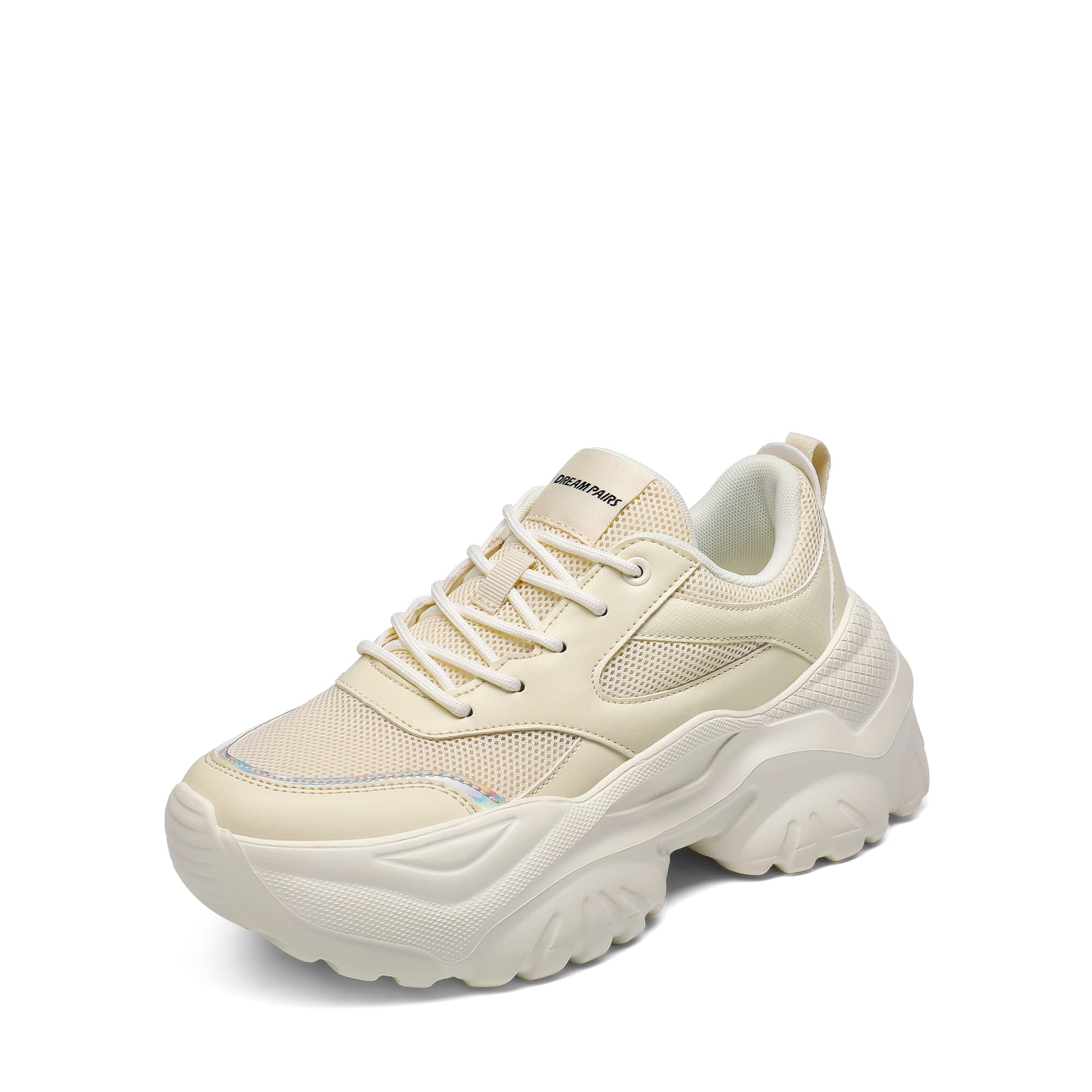 Chunky Sneakers White Platform Sneakers Slip On Dream