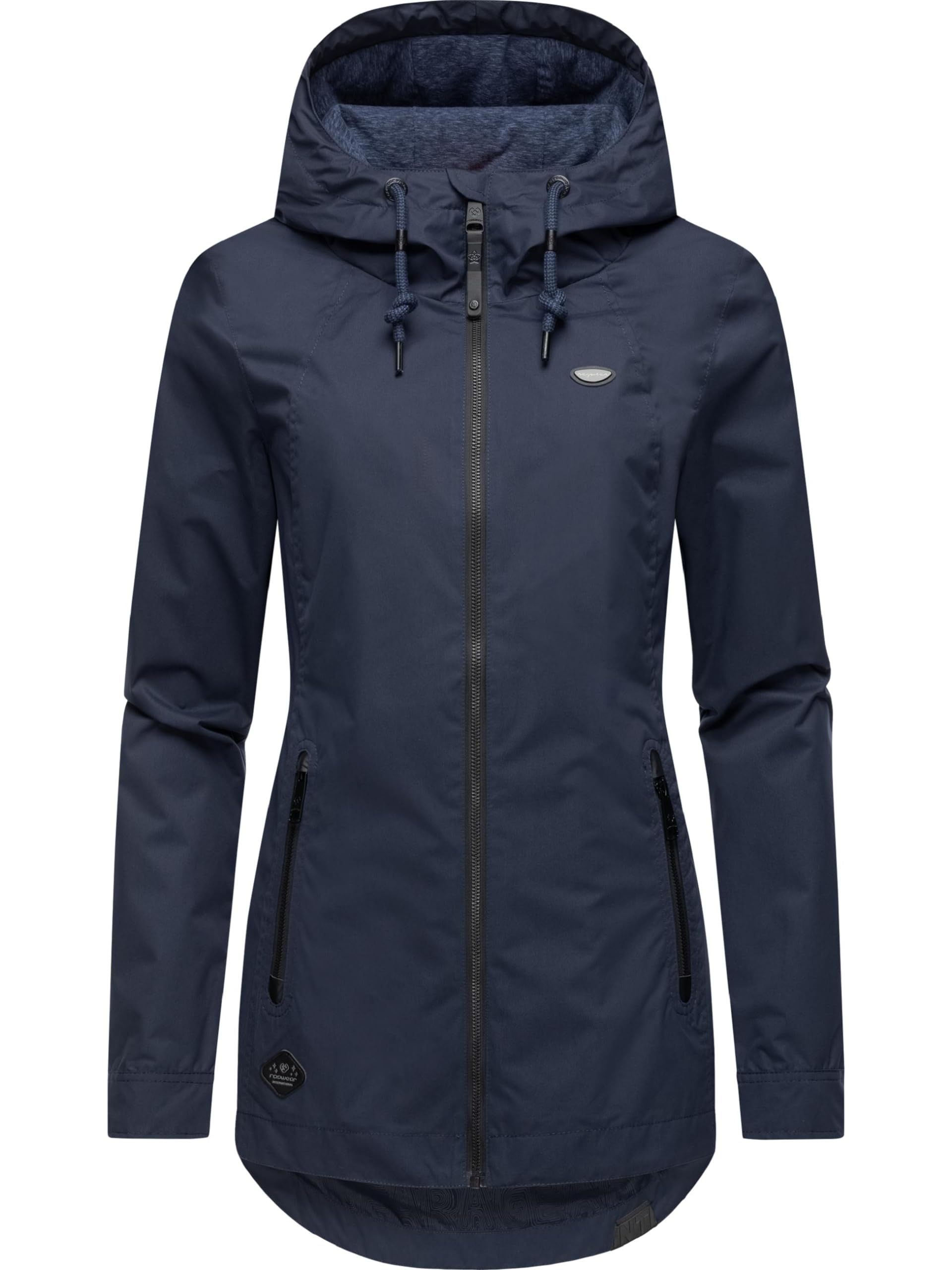 Ragwear Women's Navy024 Zuzka Outdoor Transition Jacket With Hood Xs-6Xl, M