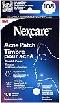 Nexcare Acne Couverture, couverture cutanée Absorbe Pus et huile des pores enrobés, soin approprié pour la plupart des types de peau - 36 Couvertures d'acné