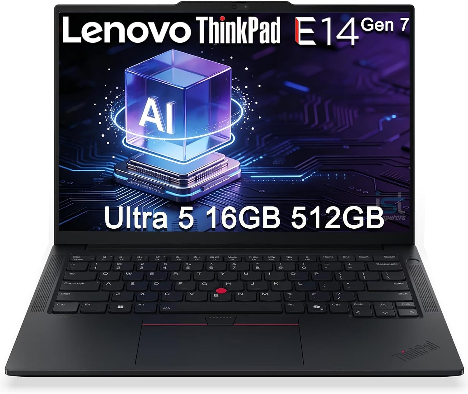 Lenovo ThinkPad E14 Gen 7 14" FHD+, Intel Ultra 5 226V, 16GB RAM, 512GB SSD | Business AI PC Laptop, Anti-Glare, > AMD Ryzen 7 250, 8533 MT/s DDR5, Lightweight, 2x Thunderbolt 4, MIL-STD, Win 11 Pro