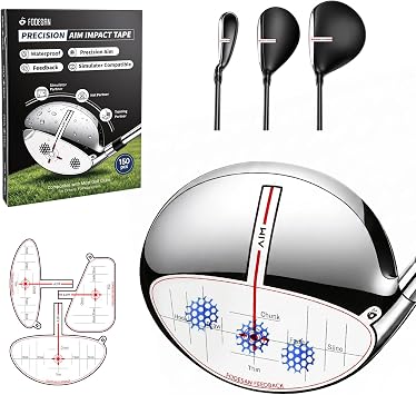 Golf Impact Tape, Golf Training Aid for Instant Impact Feedback