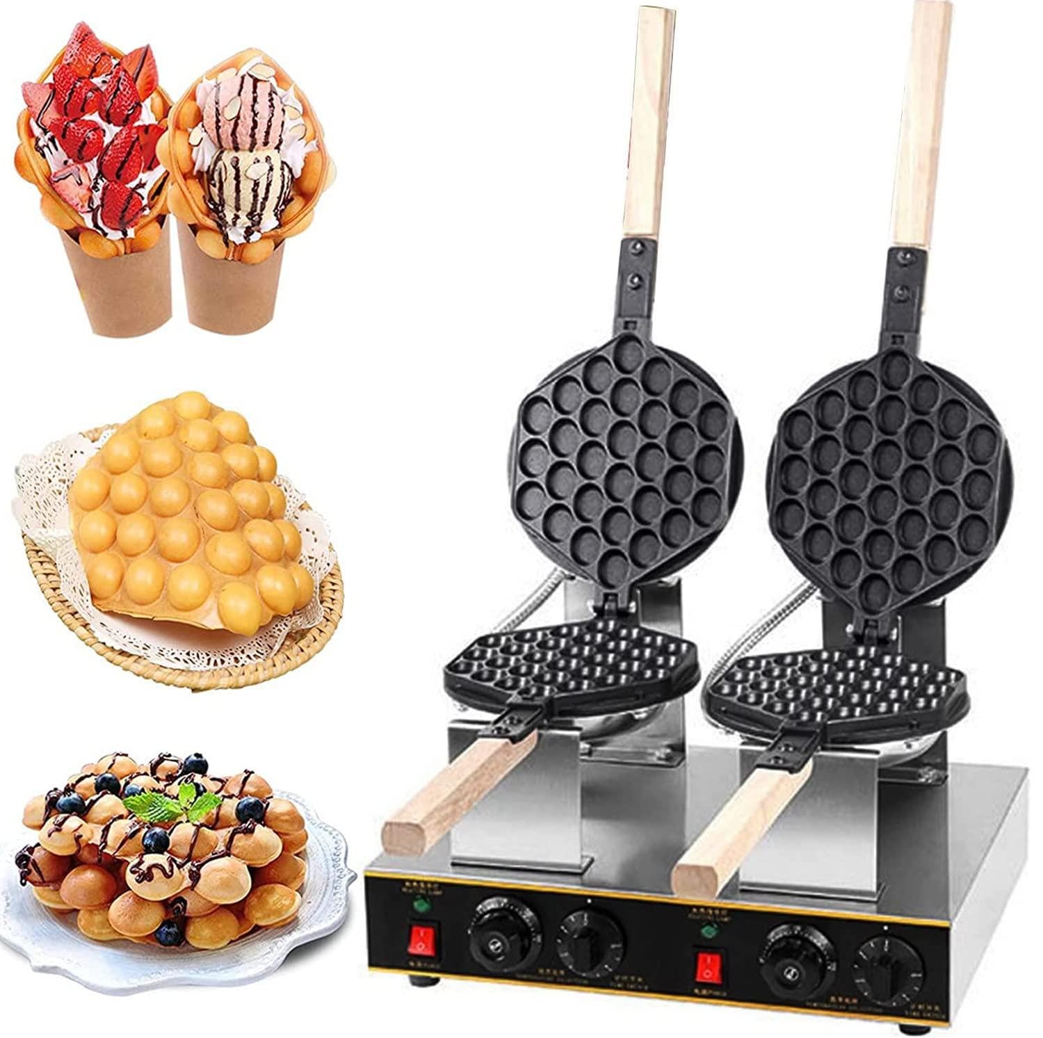 Bubble Waffle Maker Waffle Iron Egg Waffle Maker Double