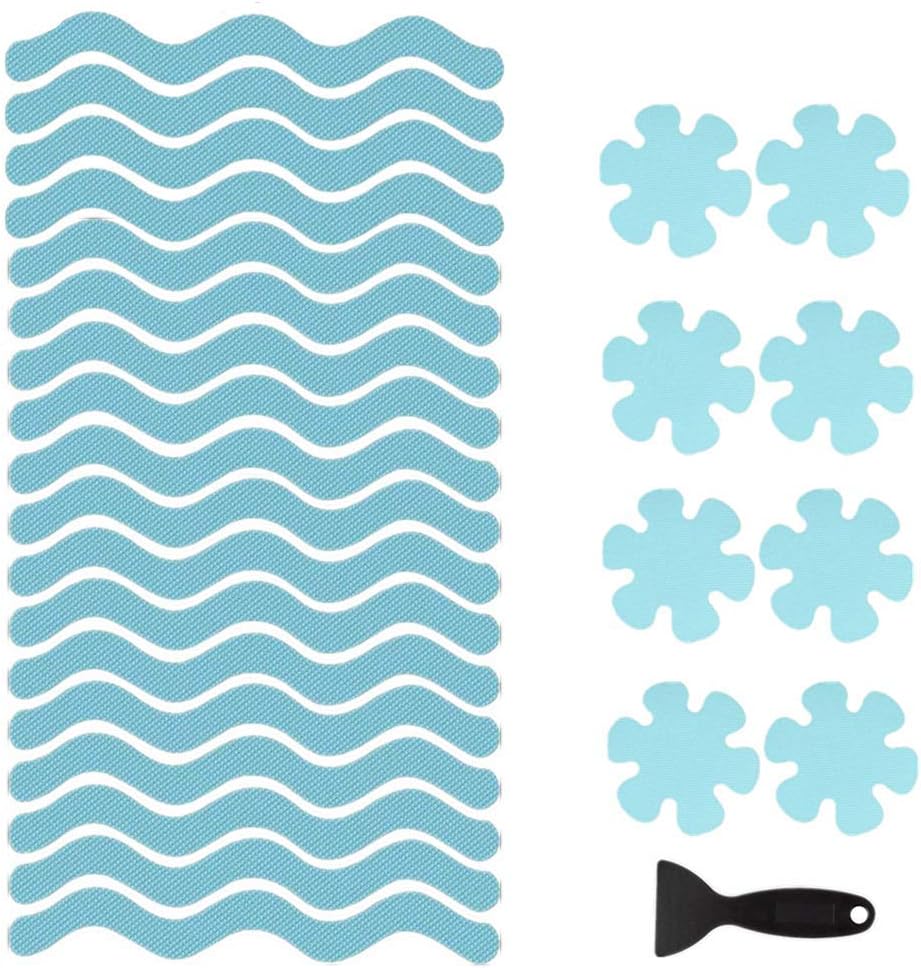 24 Pieces Bathtub Non Slip Stickers, Anti Slip Decal
