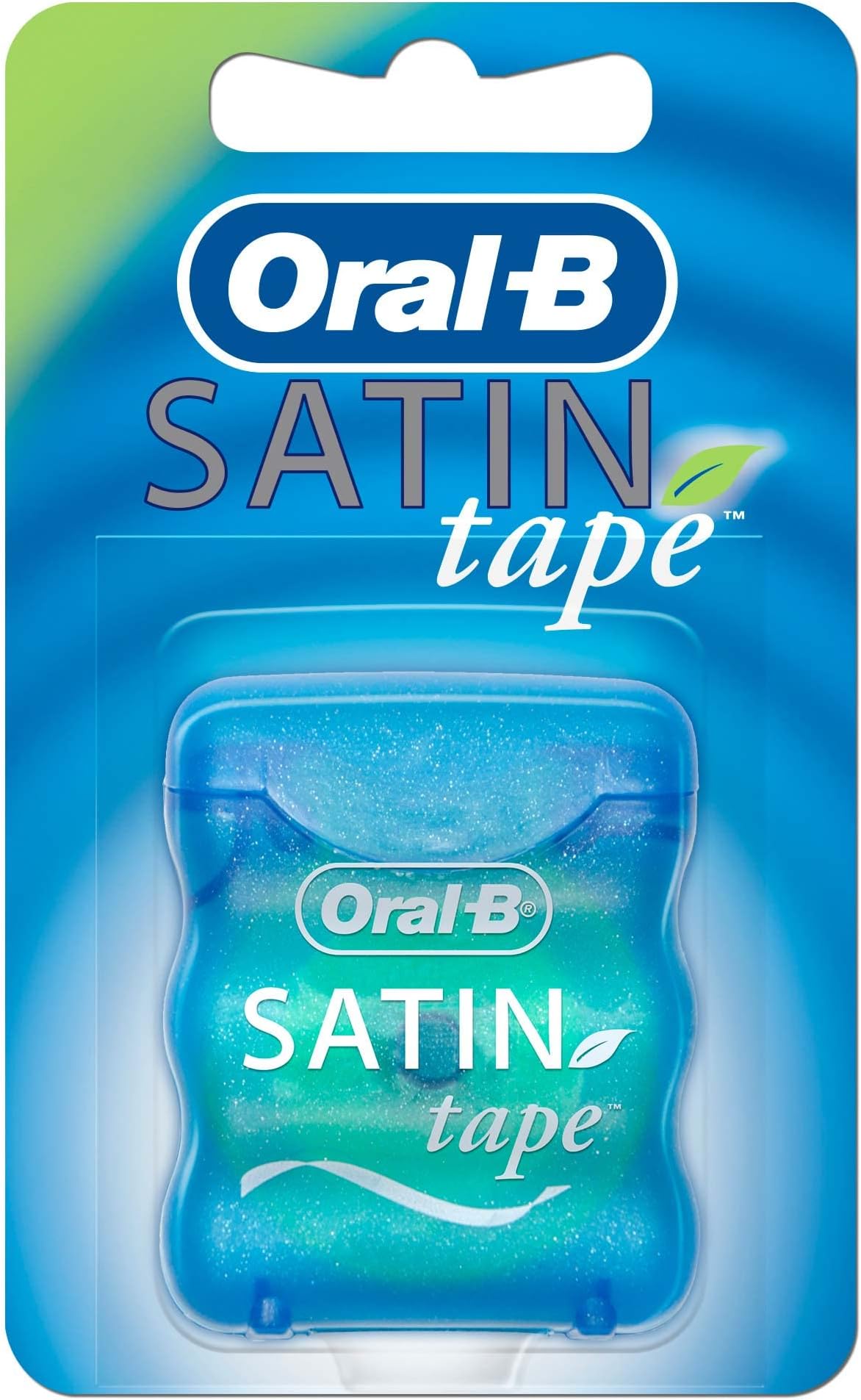 Satin Tape Dental Floss, Mint Flavor, 1 Count (Pack of 2)