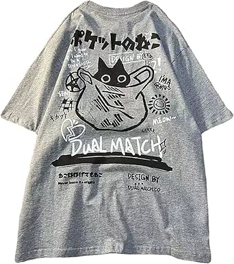 T-shirt Oversize Gotica Harajuku: Maglietta Stampa Punk Uomo E Donna, Trend Di Strada, Manica Corta - 2
