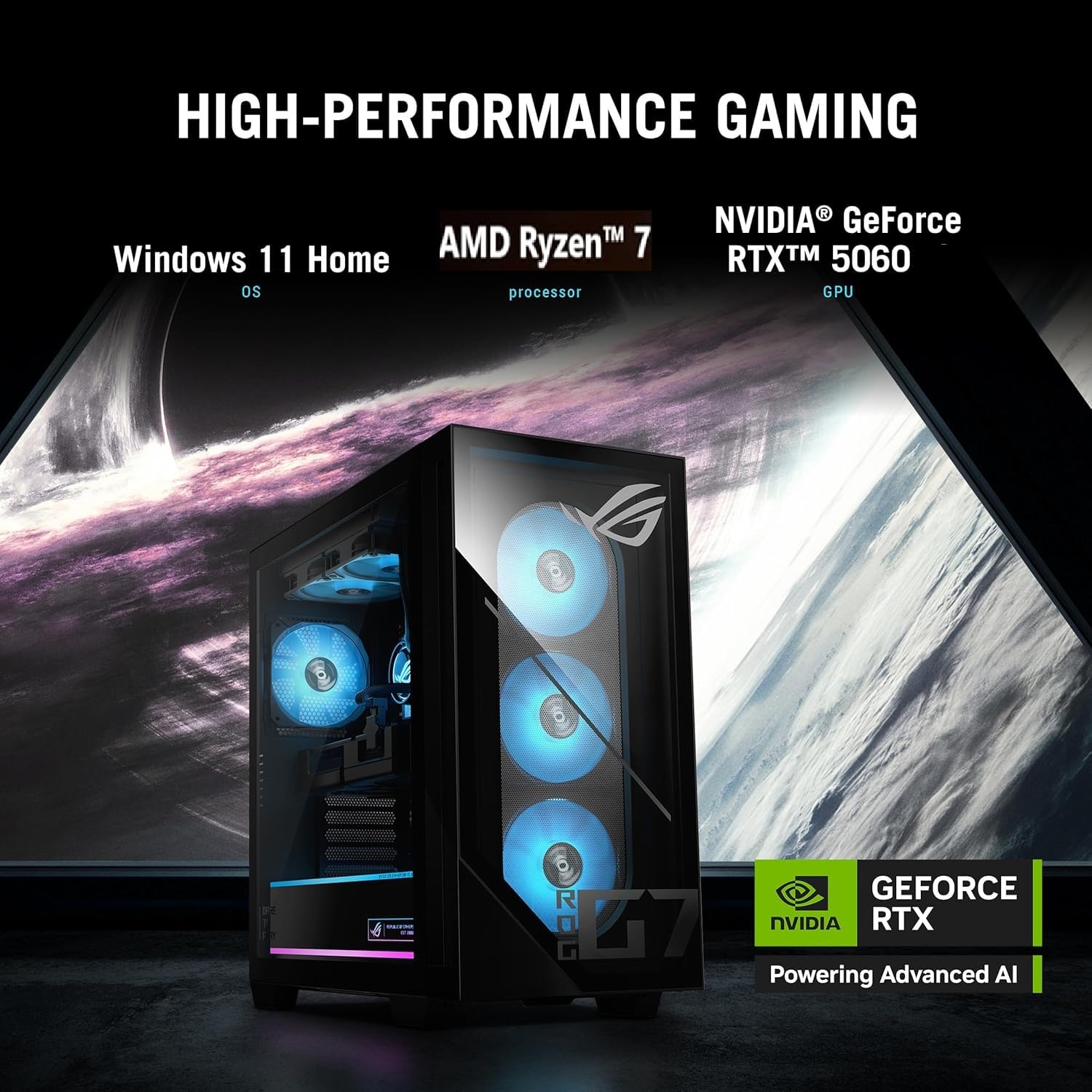 Amazon.com: ASUS ROG GM700 (2025) Gaming Desktop PC, AMD Ryzen 7