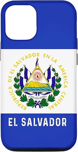 Carcasa para iPhone 1212 Pro El Salvador Carcasa de Teléfono Celulares Con Bandera Y Mapa