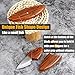 Roczipeng 2-Piece Small Pocket Knife for Men, Keychain Knife for Men, Fish Shaped Fixed Blade Knife, Multitool EDC Pocket Knife with Sheath for Home, Camping, Hiking, Fishing