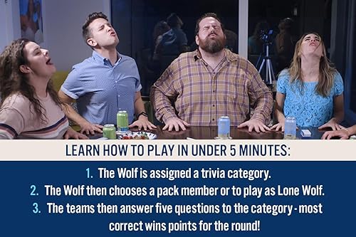 Miniatura 3 de Gray Matters Games The Game of Wolf es un juego de preguntas para amigos, familias y adolescentes