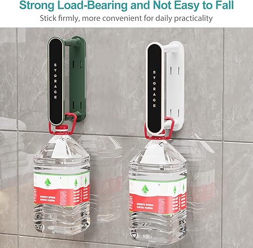 Miniatura 7 de AVSAMOQ Estante de almacenamiento para colgar colgar en la pared, organizador de ropa elástico para lavadora, apilador, organizador de percha