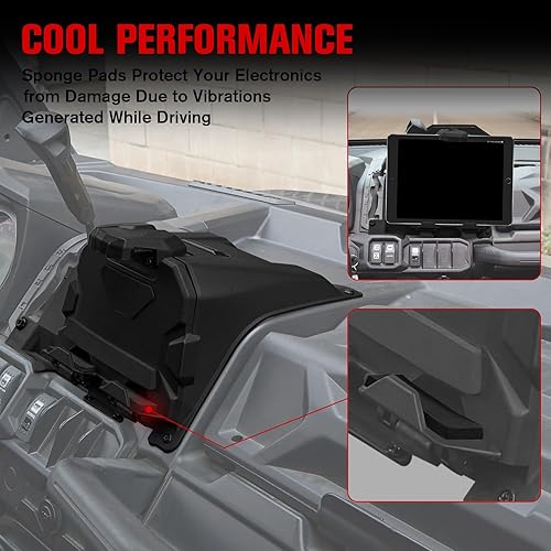 Miniatura 5 de LitMiRaCle Defender - Soporte para tablet para dispositivo eléctrico, soporte para teléfono con caja de almacenamiento, bandeja organizadora para
