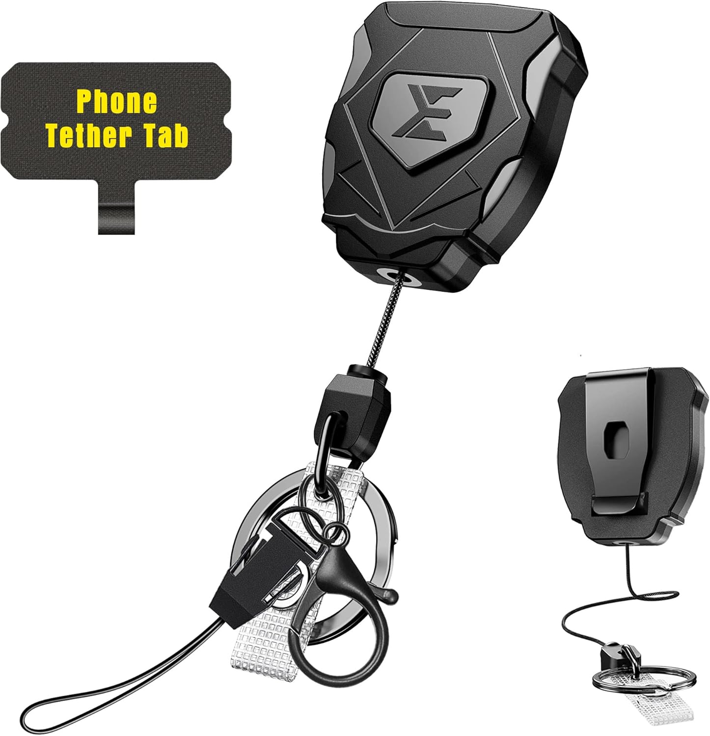 ELV Heavy Duty Retractable Keychain with Interval Locking