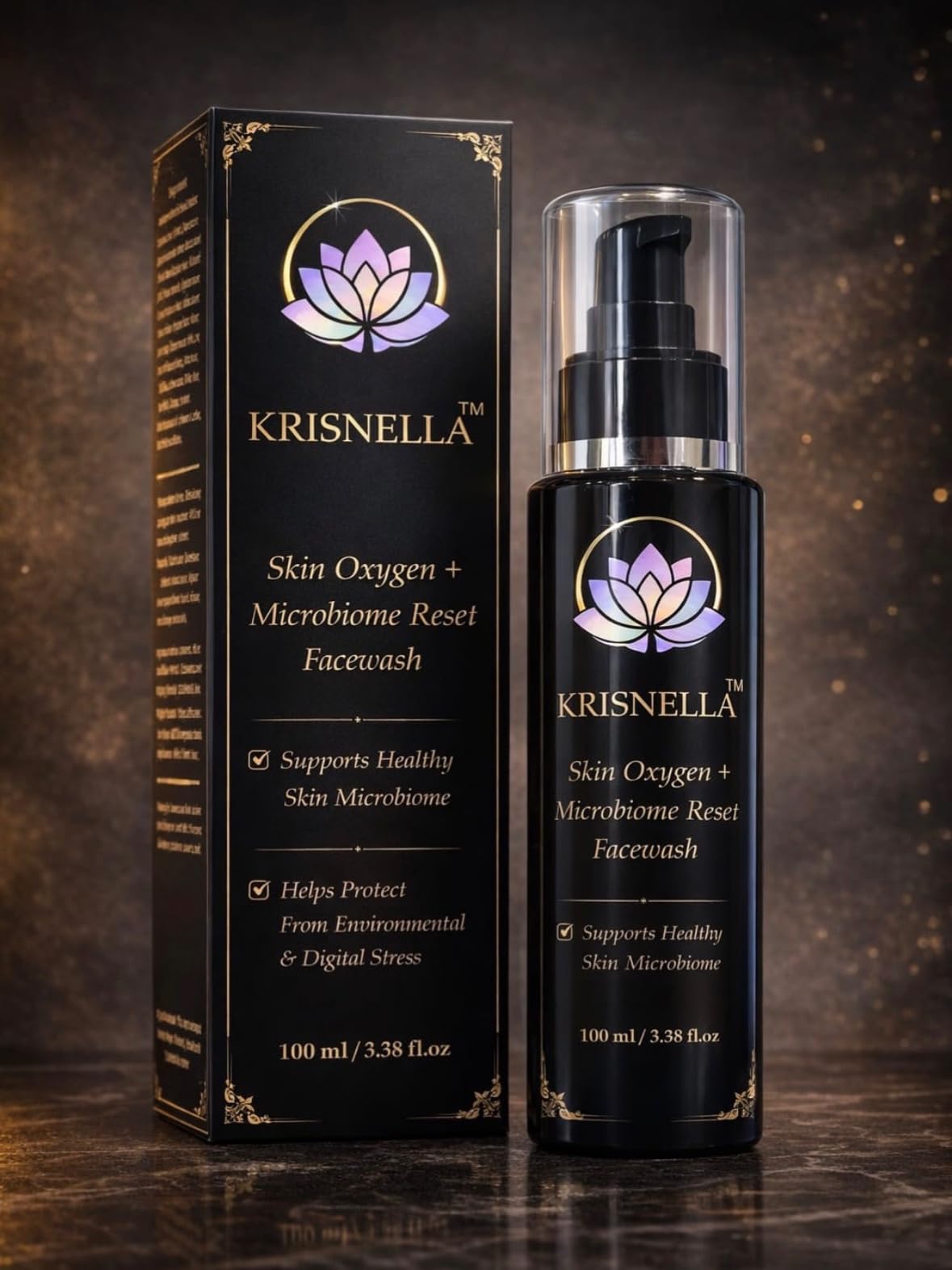 Skin Oxygen + Microbiome Reset Facewash with Lotus Extract, Glycerin & Vitamin E, Deep Cleansing, 100 ml-image-44