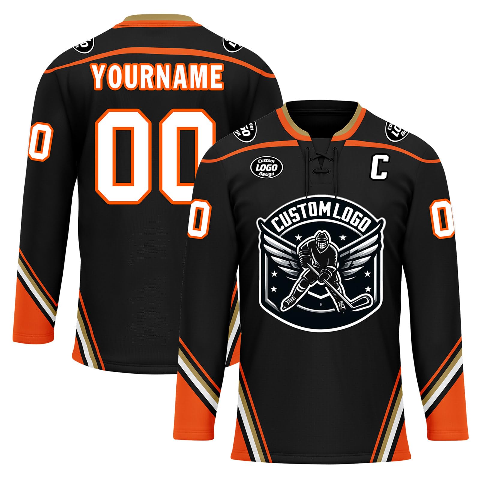 Custom Ice Hockey Jersey for Men Women Youth, Personalized Team Name Number Logo Practice Training Team Uniform