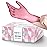 Hand-E Touch Pink Nitrile Disposable Gloves Small, 200 Count - Esthetician, Nail Tech, Microblading, Hair Dye & Stylist, Salon, Cleaning Gloves - Latex Free
