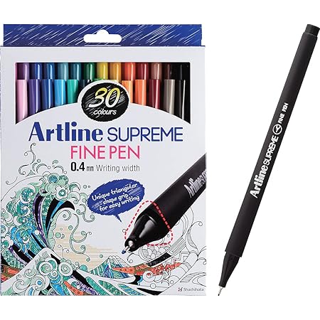 Amazon.com : SUPREME Fine Pens | Drawing, Coloring, Writing, Arts ...