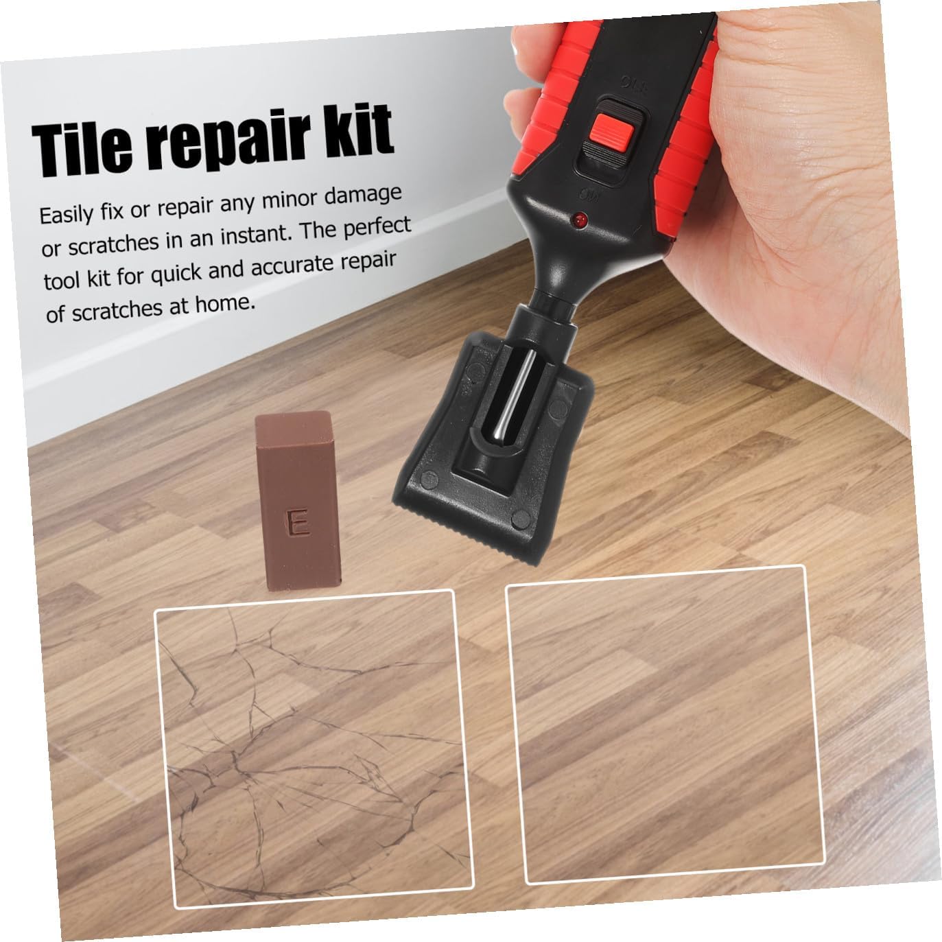 Didiseaon Floor Repair Kit 1 Set Laminate Tile Repair Tool for Chips High Heat Technology