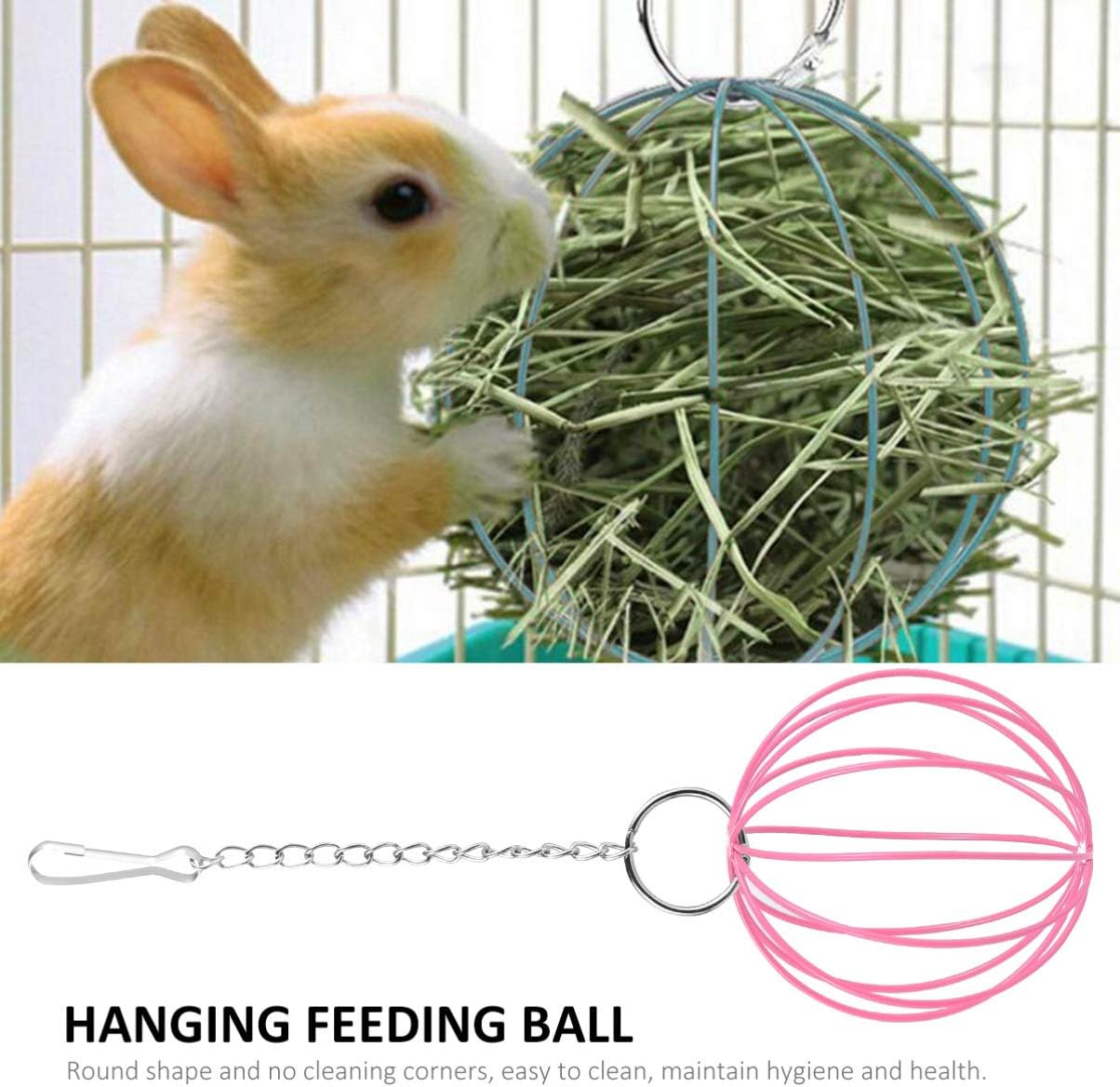 Mipcase 12pcs Hamster Feeding Set Hanging Pendant Toy for Hamster Play and Enrichment Creative Pet Feeder for Animals Random Colors