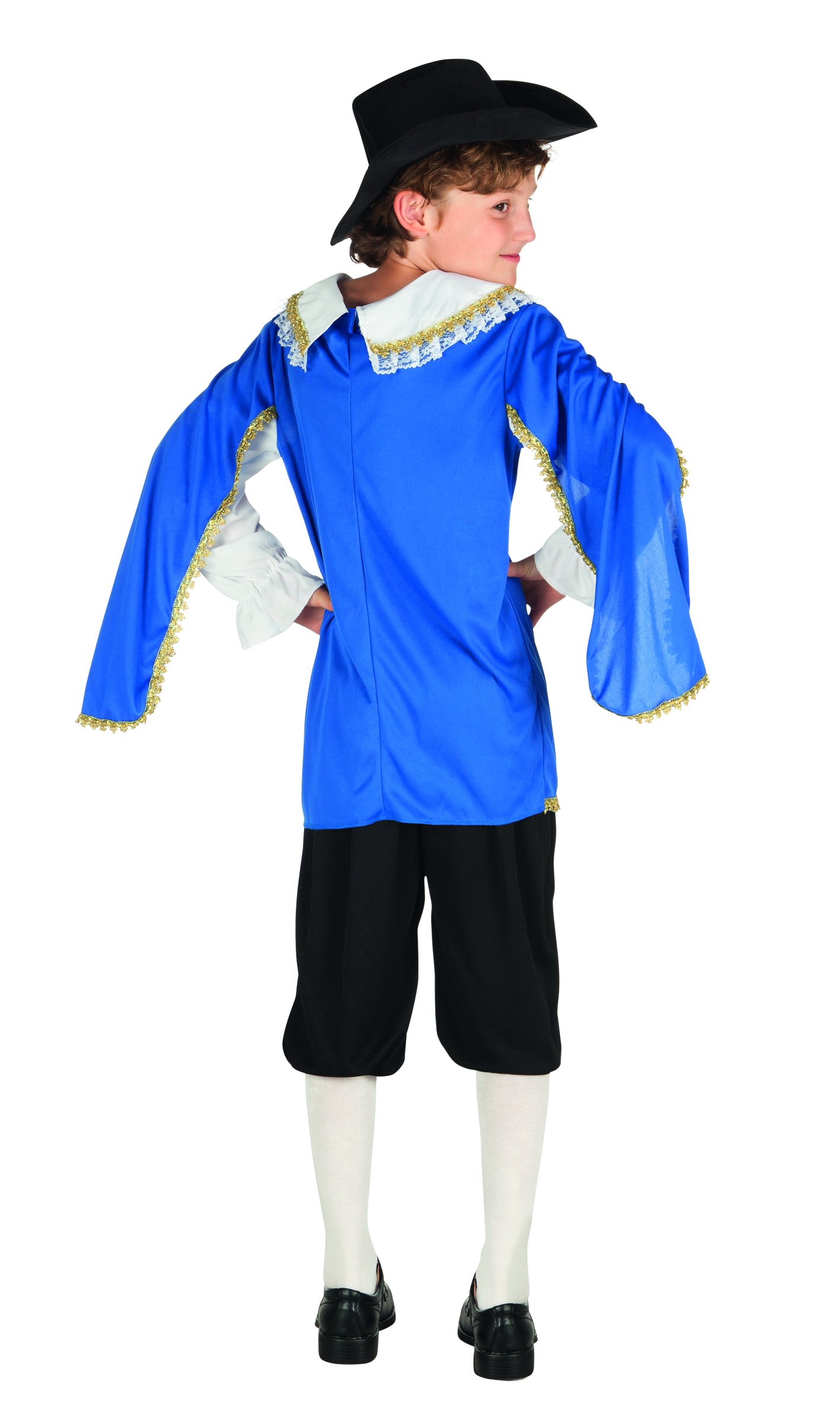 Costume da moschettiere blu per donna