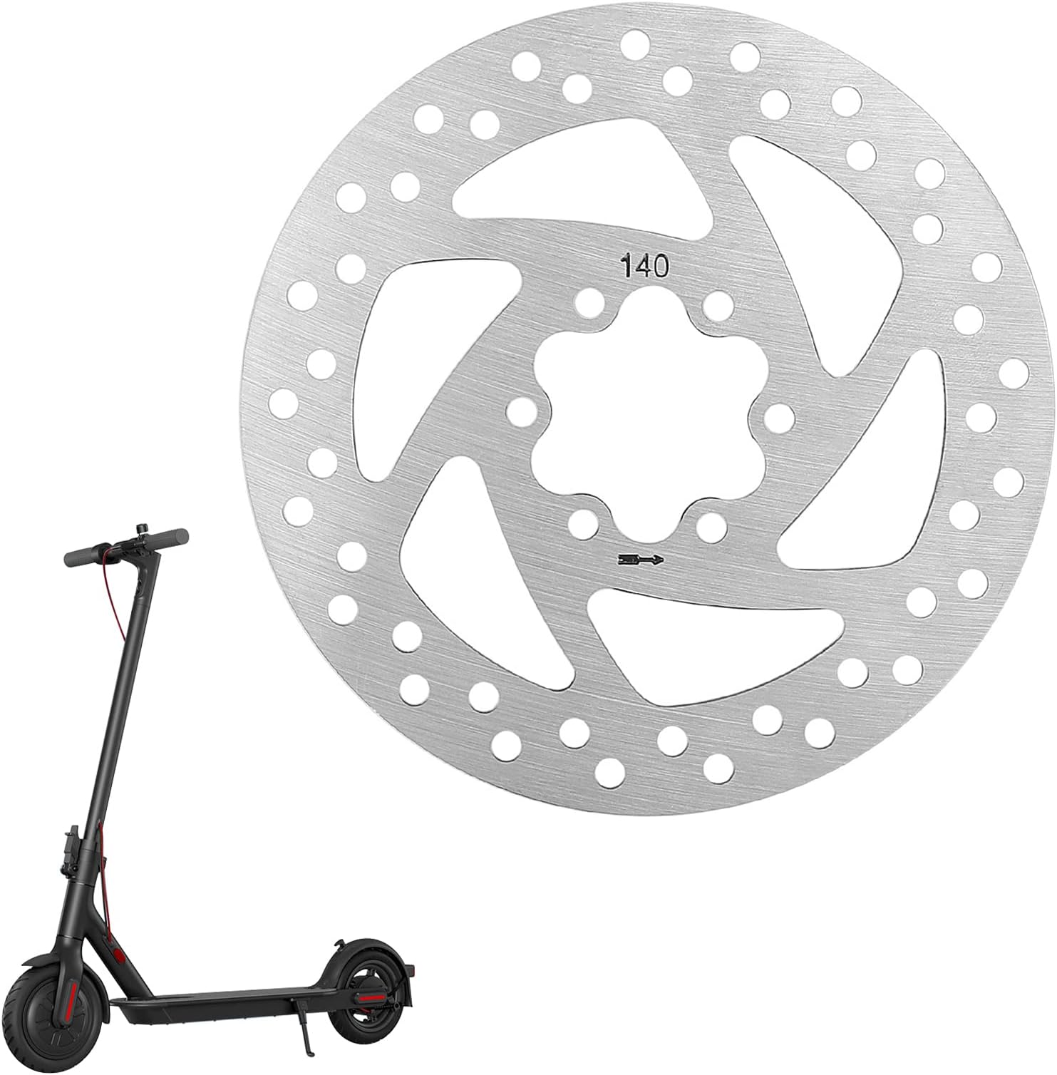 Sunydog 48V 500W Roue Arriere Trottinette Electrique,10 pouces Pneu de Roue de Moteur de Moyeu