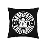 Engineer Assistant Engineer Throw Pillow