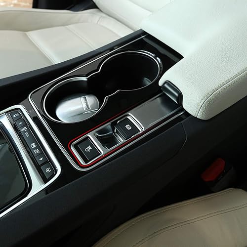 Miniatura 5 de YIWANG - Pegatinas para freno de mano electrónico interior de coche, para Jaguar XE F-Pace XF F pace 2016-2018