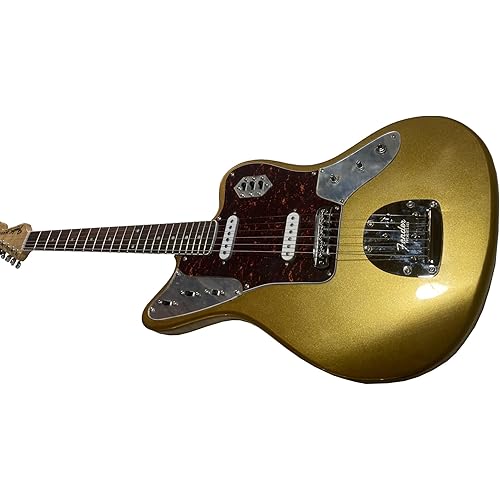 Joebo Custom Gold 6 Strings Electric Guitar Poplar Body Maple Neck Chrome Hardware Glossy Finish, 41 inches