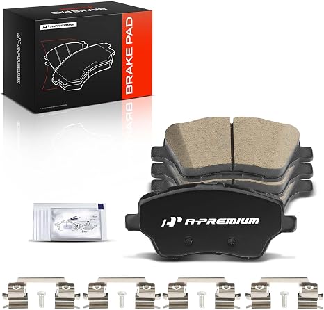 A-Premium Front Ceramic Brake Pads Compatible with Ford
