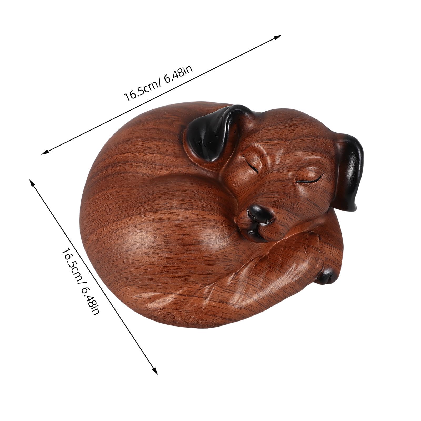 TOYANDONA Gedenkurne für Hundekremierung in Hundeform aus Kunstharz