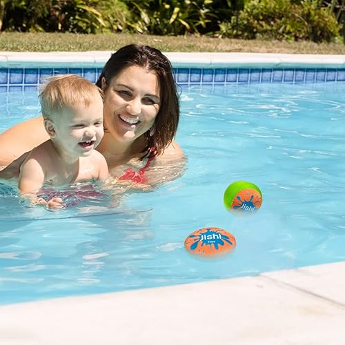 Miniatura 5 de Jishi Skip Water Balls Beach Pool Toys for Kids 8-12 Boys Outdoor Summer Water Fun - Pelota que rebota agua, regalo de juegos de piscina
