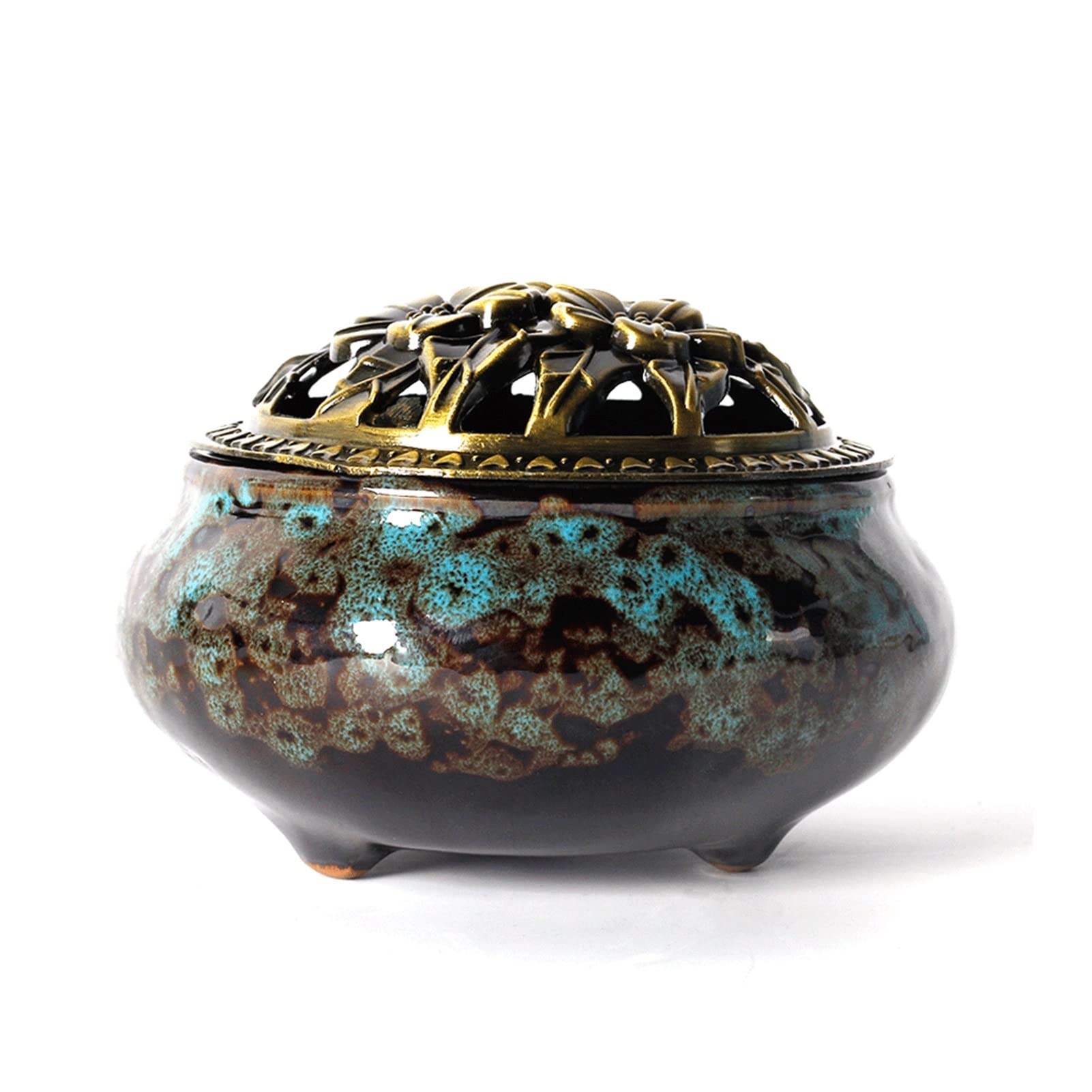 彫刻・オブジェ Richardson Ceramic Incense Burner White Ceramic Incense Burner – Richardson Shop