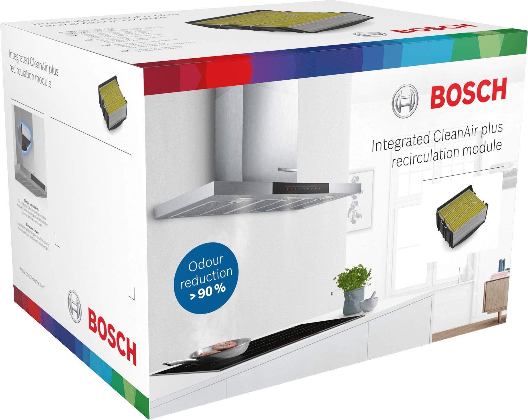 Bosch DWZ1CX1I6 Zubehör für Dunstabzüge, Integriertes Clean Air Plus Umluftmodul