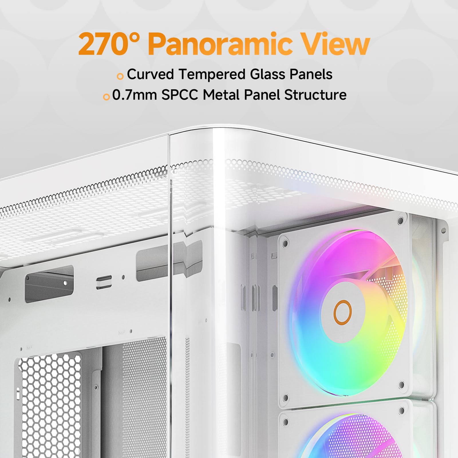 Iota C70 Mid-Tower PC Gaming Case - Display Digitale Realtà Tempore - Dettaglio