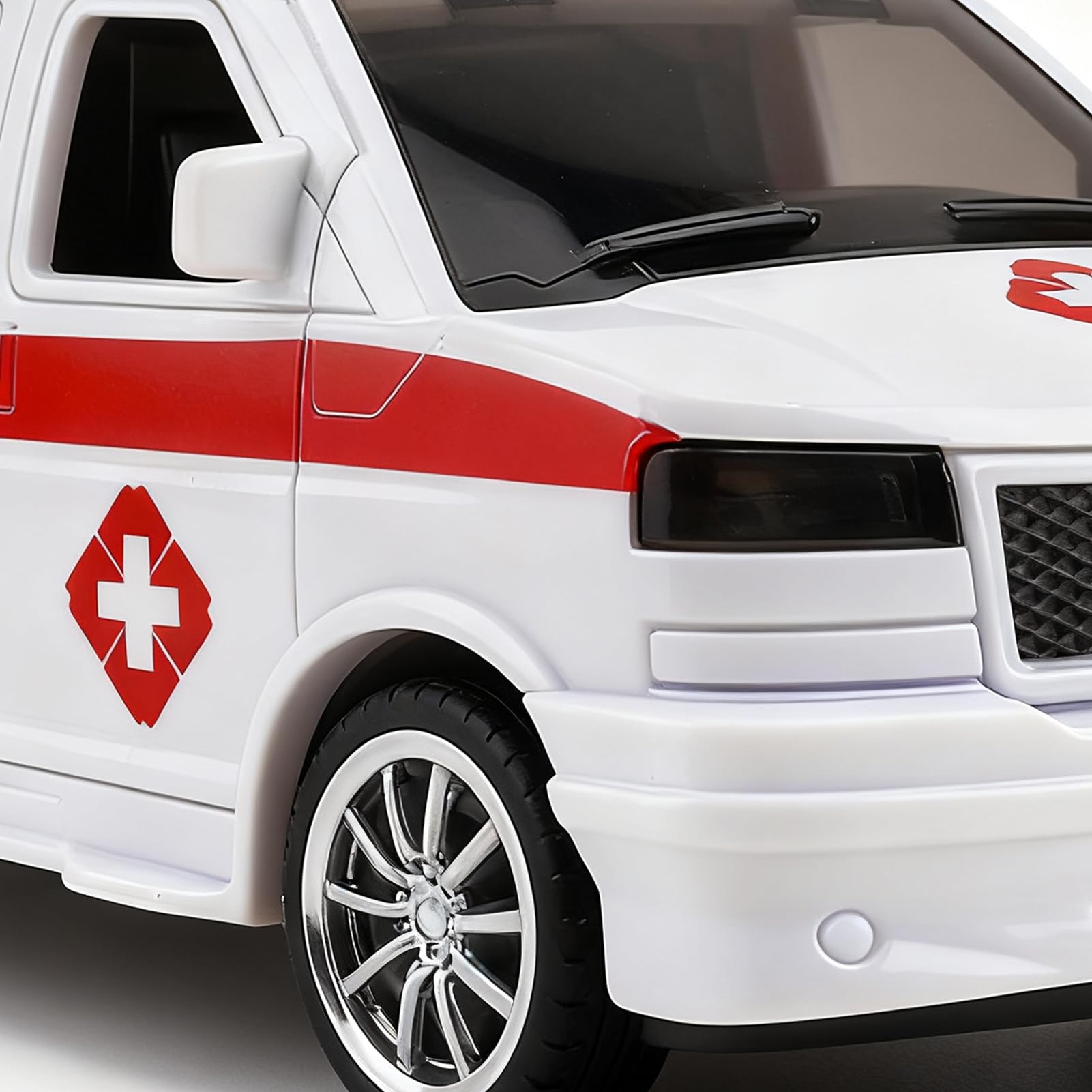 Generico Macchina Giocattolo per Bambini | Gioco Di Simulazione Educativo | Macchina Ambulanza Giocattolo con e - per Cortile, Soggiorno, Festa, Compleanno, Bambini Piccoli, Ragazzi, Alunni