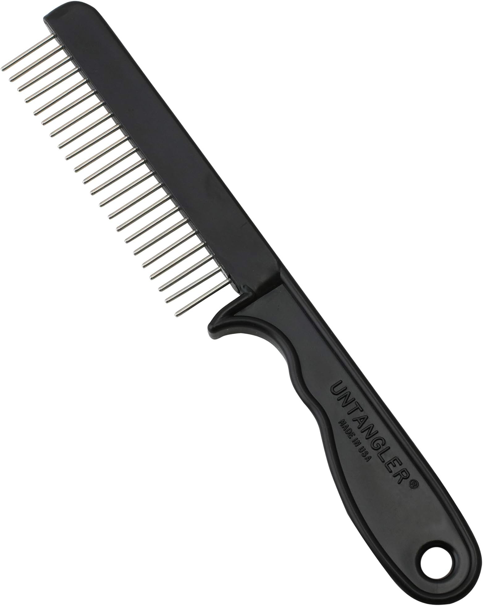 Untangler Super-Groom Combs (Black, 22 Coarse-Teeth)