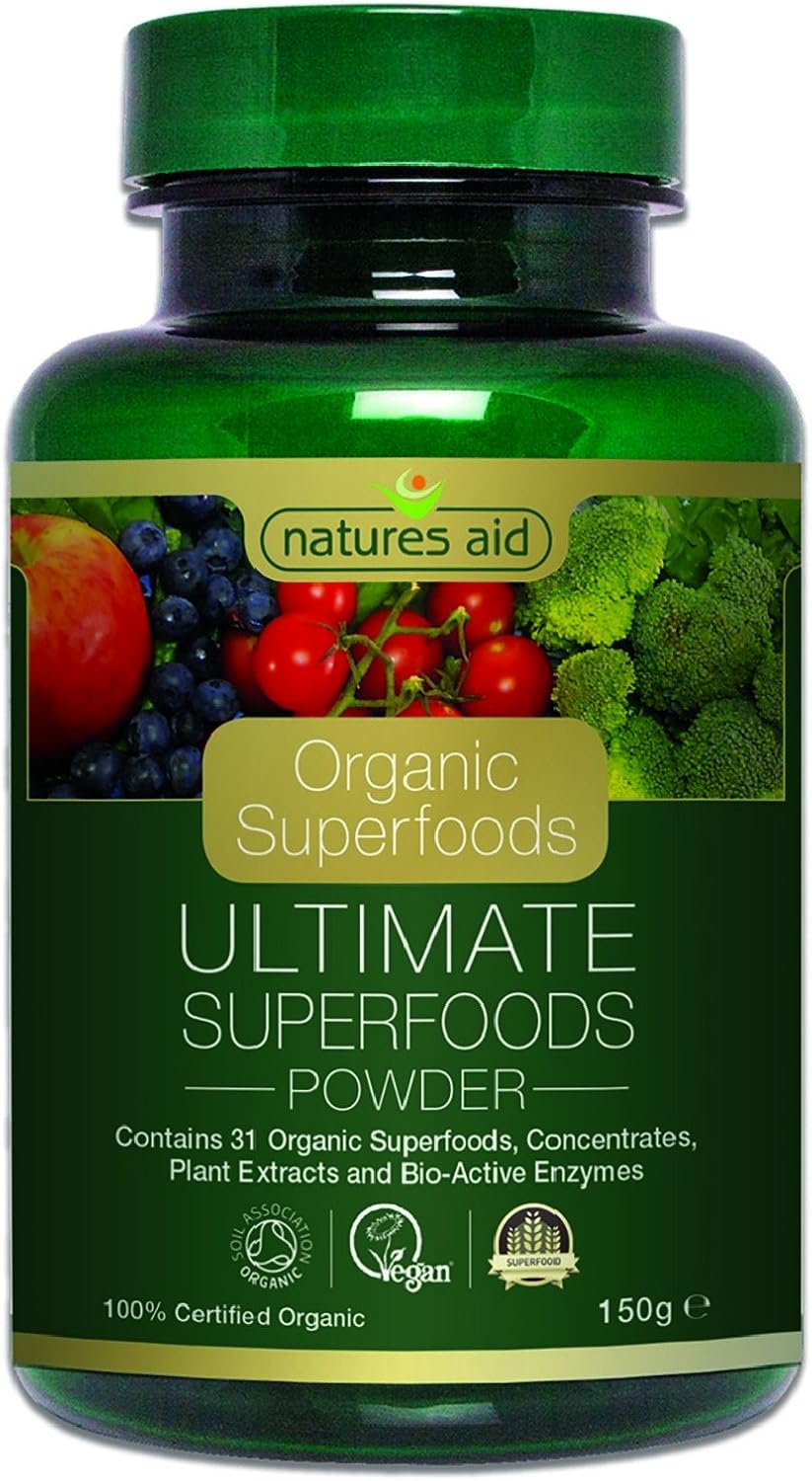 Natures Aid 150 g Organic Ultimate Superfoods Powder Amazon.co.uk Grocery