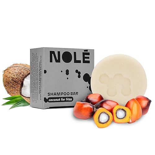 NOLÉ Barra de champú de coco para el cabello con control de encrespamiento, hidrata y protege para el cabello de aspecto más elegante  Embalaje disponible en Yaxa Colombia