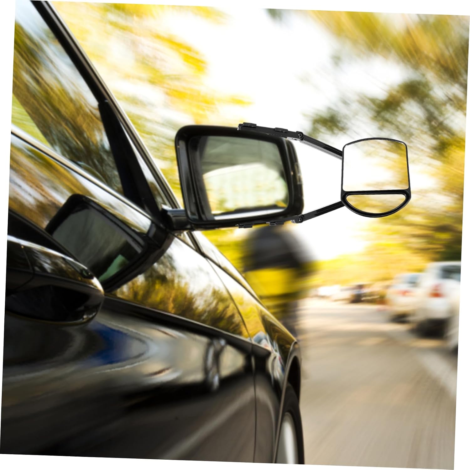 Practical Convex Towing Mirrors for Car and Van Dual Mirror Design Lightweight Easy Installation for Safe Reversing and Towing