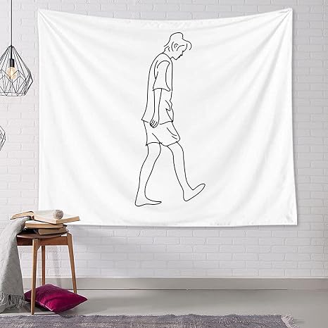 Amazon.co.jp: インテリア タペストリー おしゃれ 73*95cm 北欧 英語 