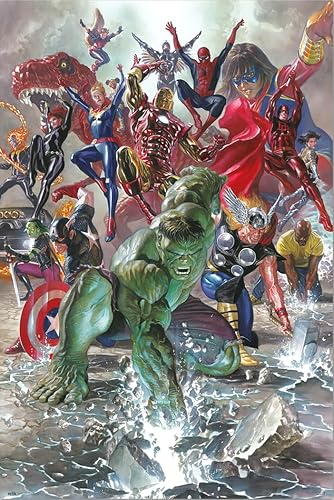 The Avengers - Póster de cómic de Marvel (Legacy - por Alex Ross) (tamaño 24" x 36")