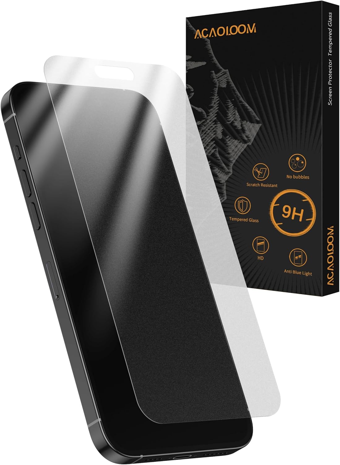 Compatible for iPhone 16 Pro Matte Screen Protector 6.3 inch, Anti Glare Anti Fingerprint Screen Protector Tempered Glass Easy Installation iPhone 16 Pro - 6.3 inch